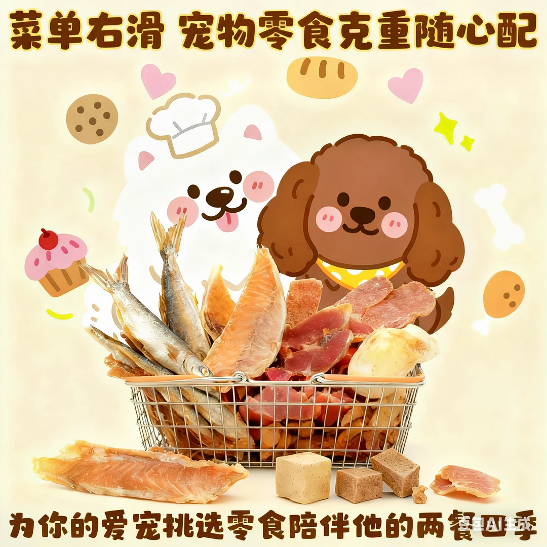 【吉米宠物零食随心配】狗狗零食猫猫零食冻干美毛磨牙种类多多