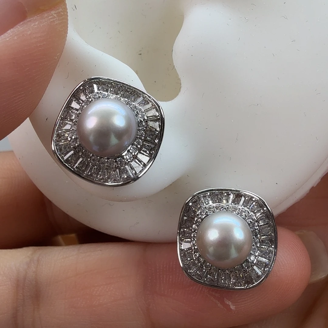 未镶嵌耳饰淡水珍珠