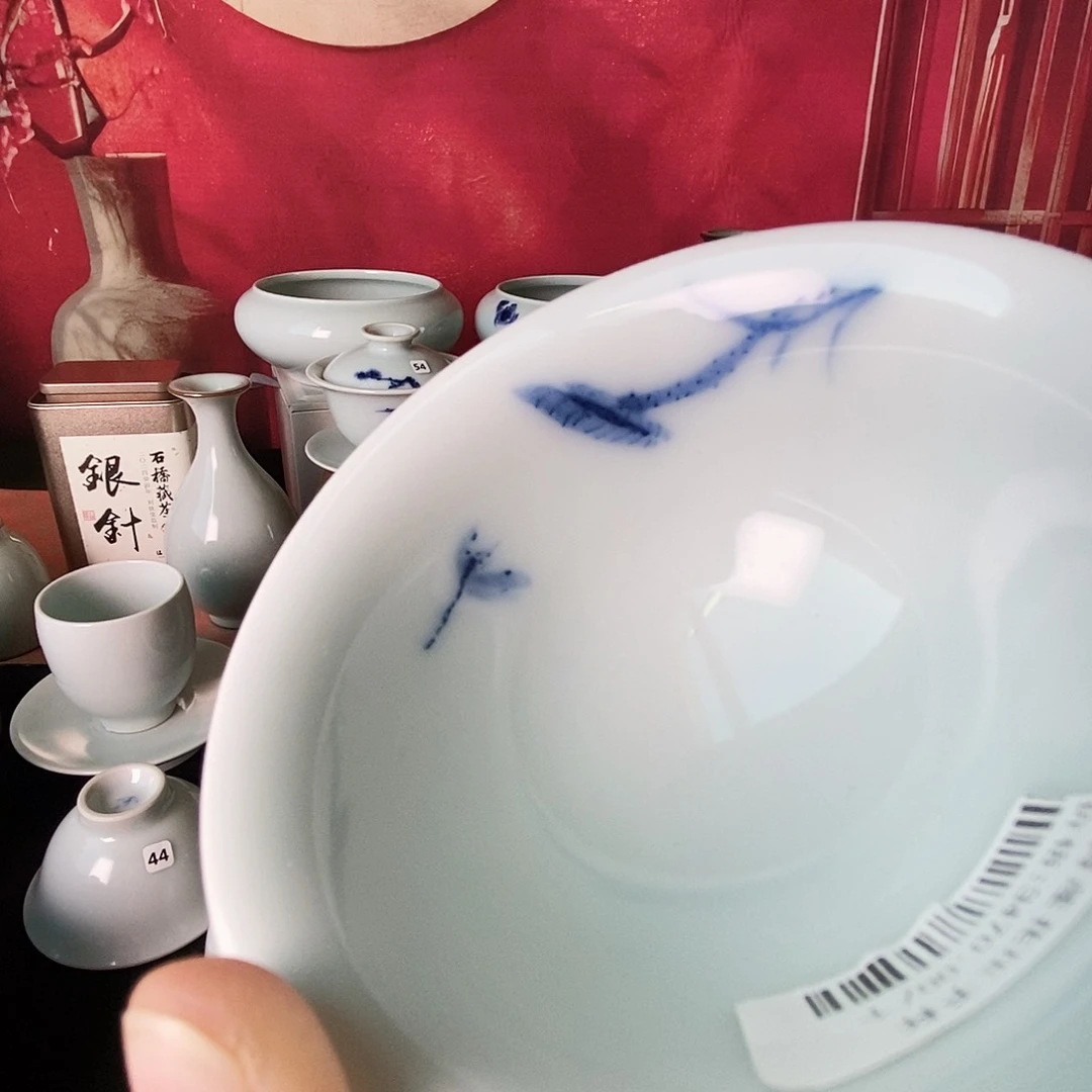 天予窑开播宠粉浮力玉青釉产品