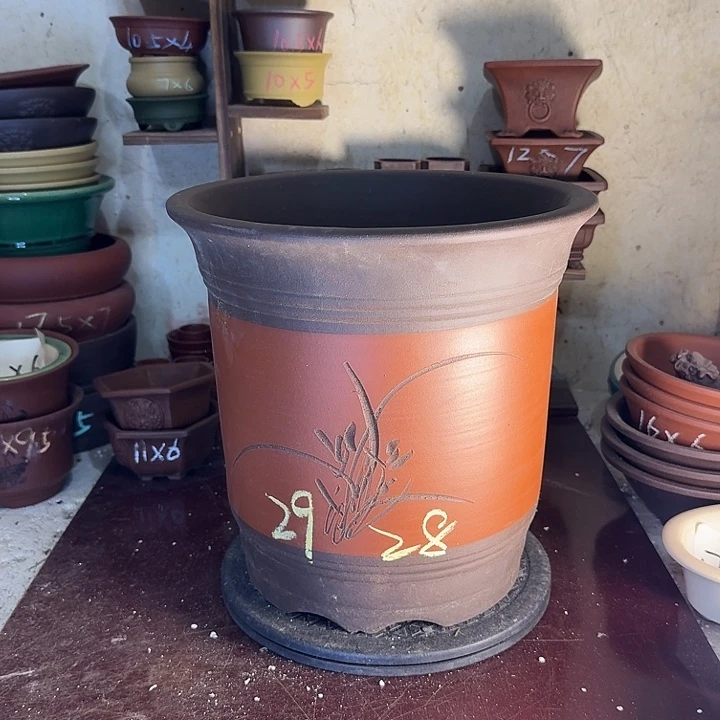 宜兴市紫砂花盆手工制作