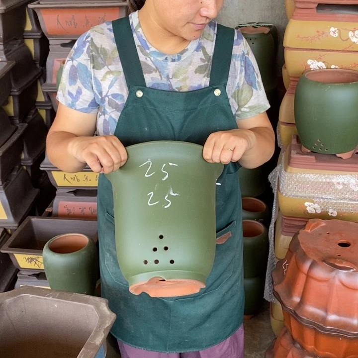 紫砂花盆紫砂花盆盆栽