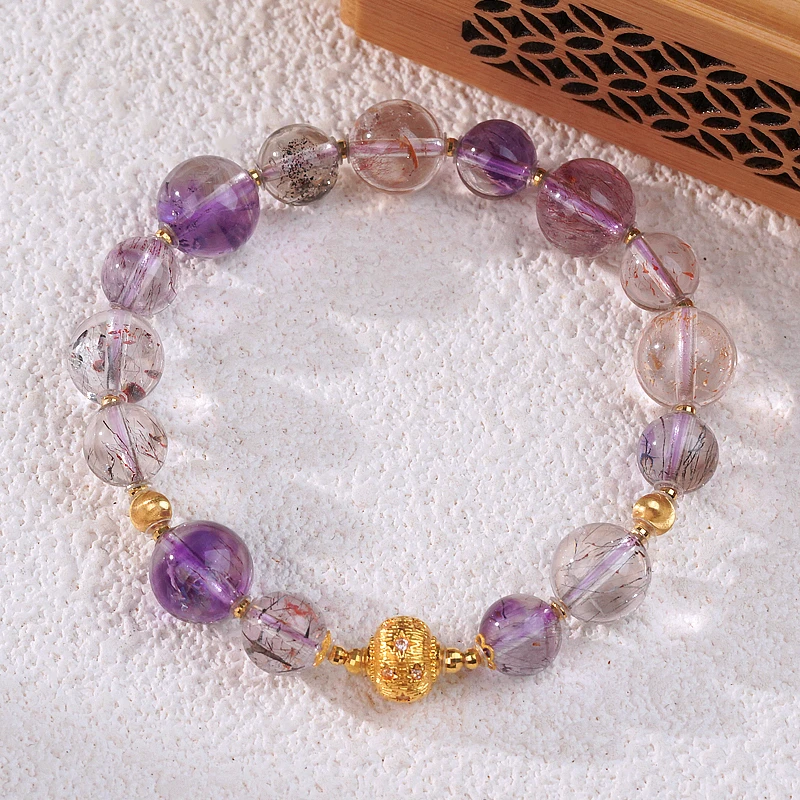 【木又能】  仙女超七18手串 （天然珠宝多样性发其一）