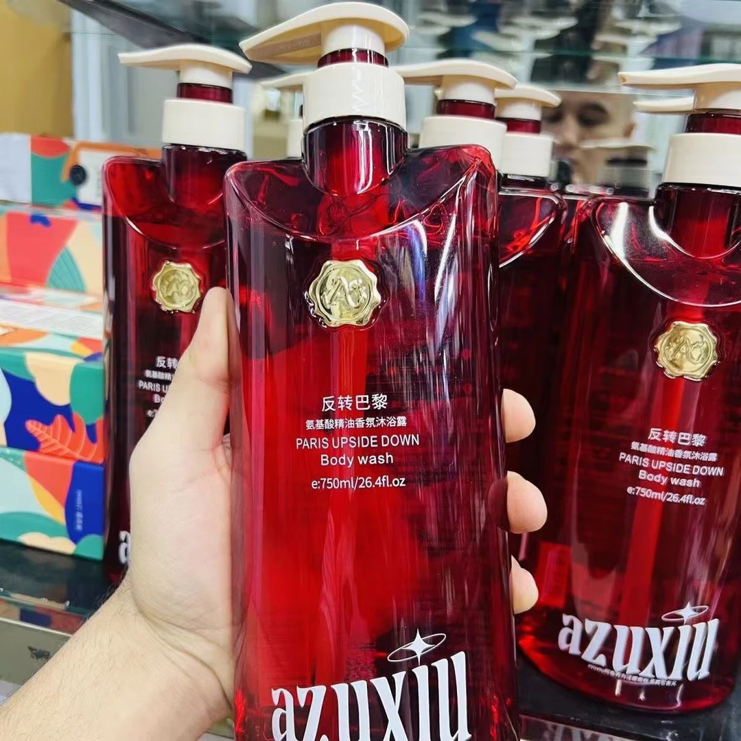 阿祖秀氨基酸精油香氛沐浴露反转巴黎屋顶花园750ml badan supun