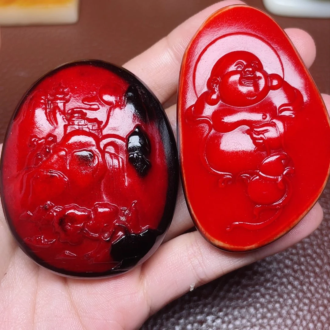 和田玉颈饰未镶嵌心**神