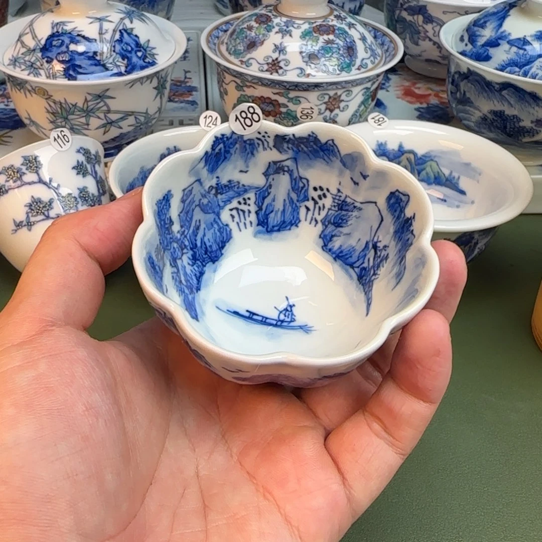 彦祖纯手工手绘茶具188