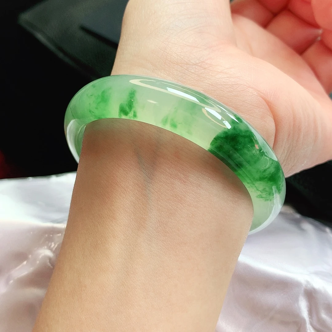 【闪购商品】未镶嵌手镯翡翠缅甸天然a货翡翠