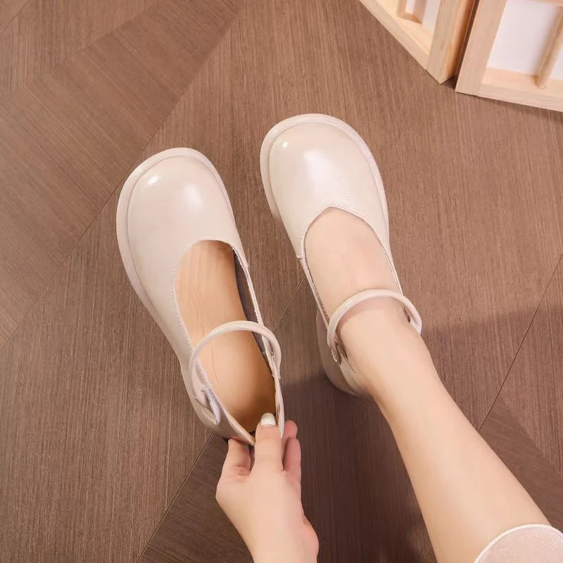 2号款289米白色真皮单鞋断码清仓