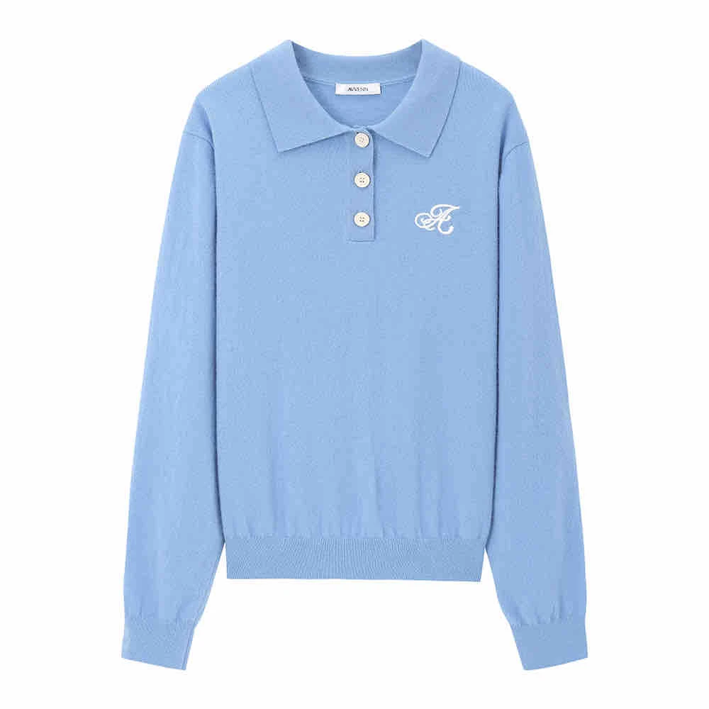 AVVENN 长袖POLO衫