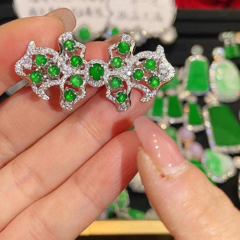 【闪购商品】翡翠未镶嵌发饰天然翡翠