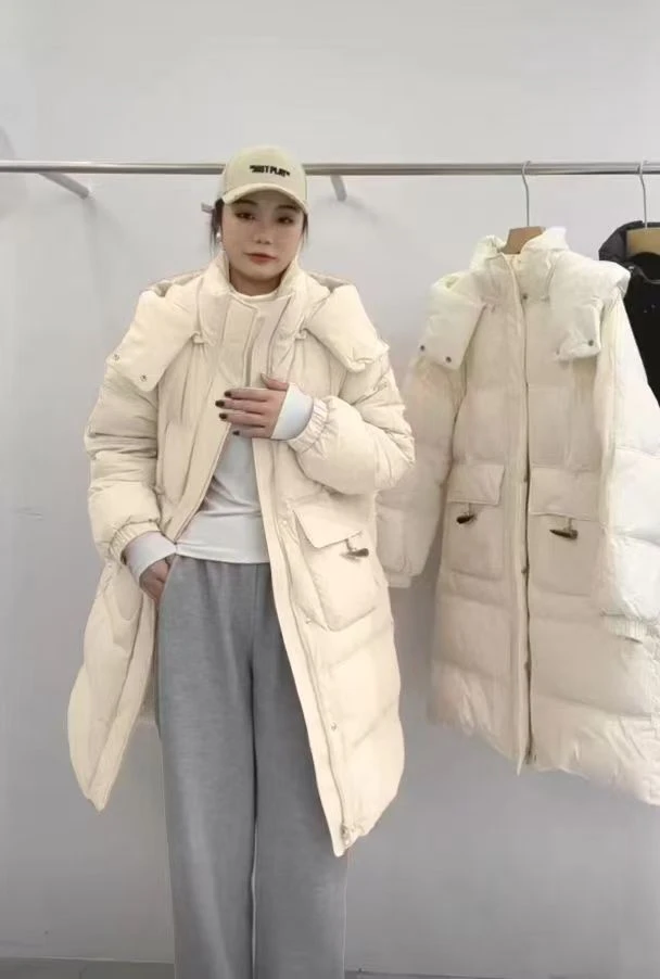 A180#流行紫色短款小个子羽绒服女2024冬新款加厚保暖外套