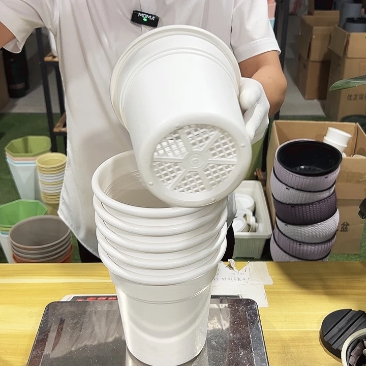 翻边口16.5高17.8白色无托6个