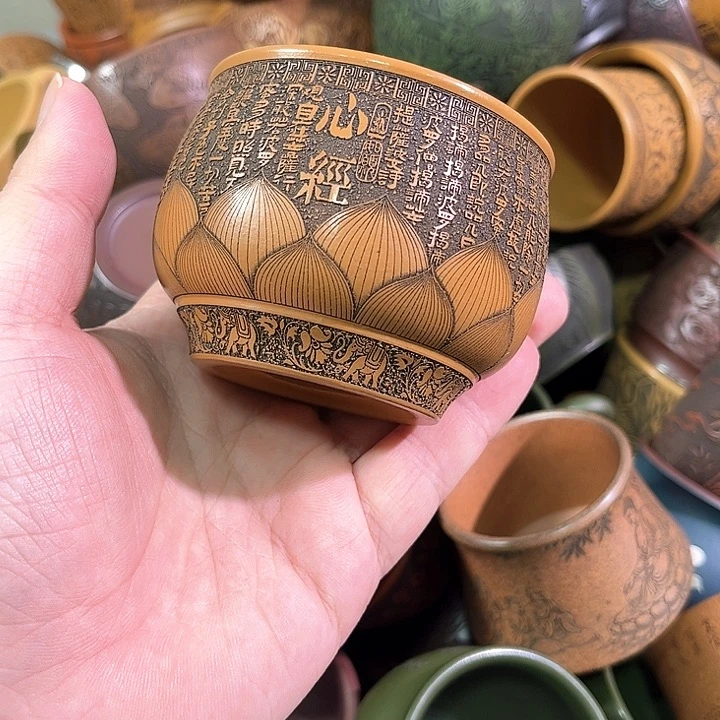 茶杯紫砂全手工紫砂主人杯