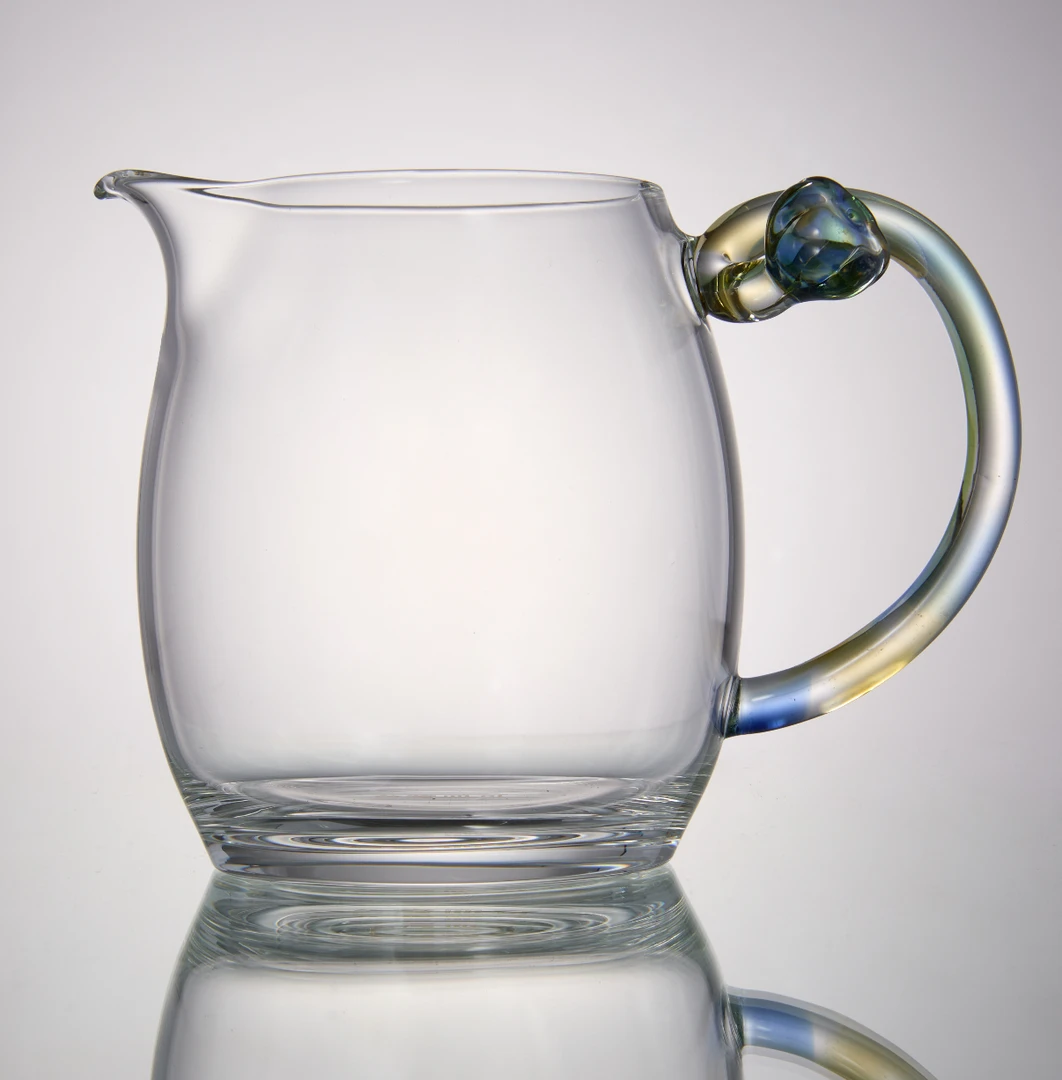 台灣皿可-六瓣公杯-高手工轻奢玻璃公道杯耐热