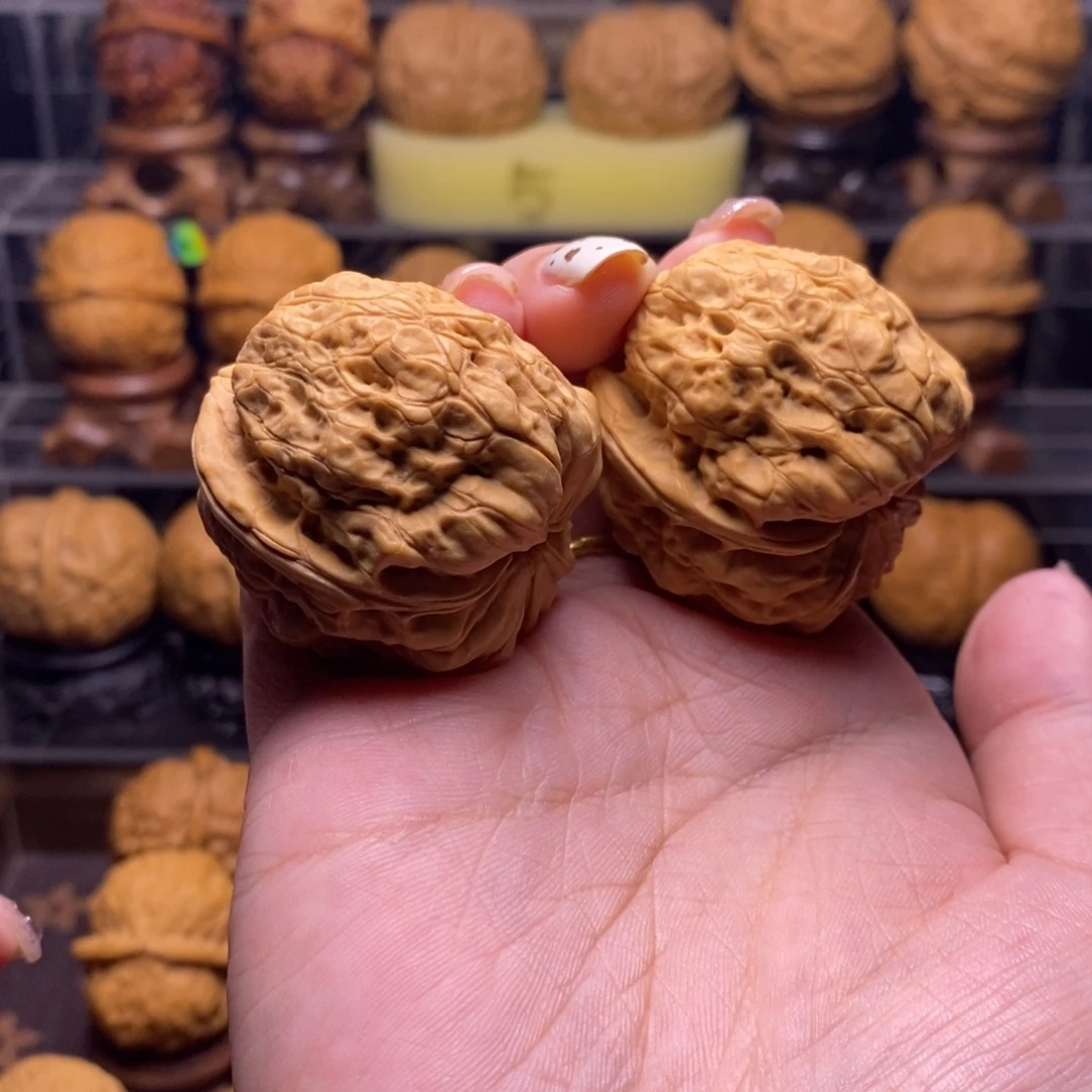 文玩核桃把件Z49太古金蟾41尺