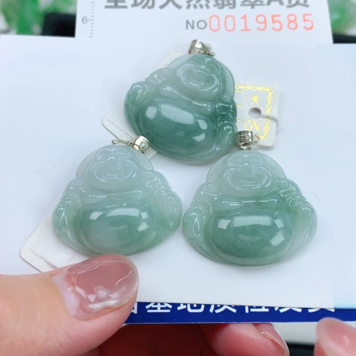 翡翠颈饰未镶嵌多样性发货发1件