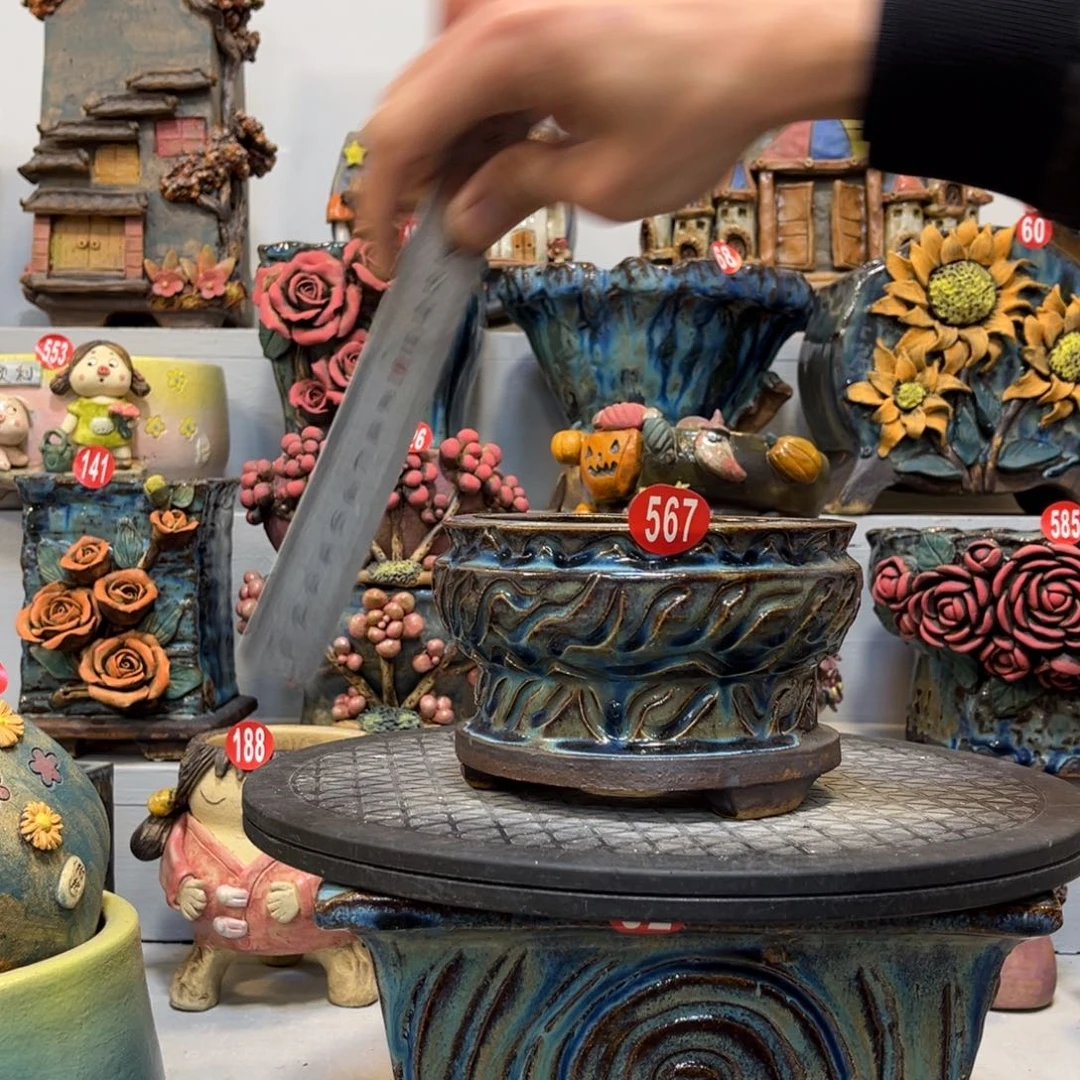 陶瓷福利567 号陶然花盆