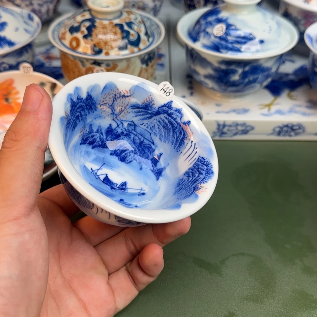 彦祖纯手工手绘茶具148