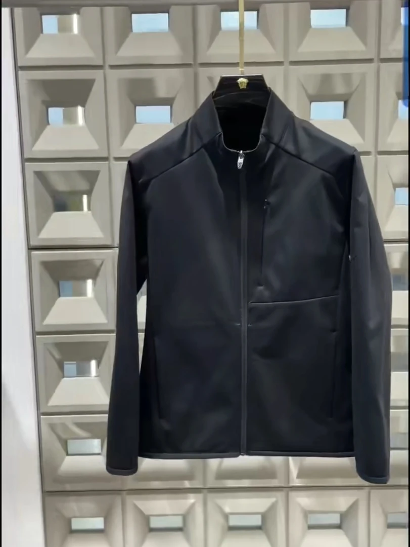 城市商务系列压胶立裁防泼水户外软壳衣通勤休闲立领夹克外套男