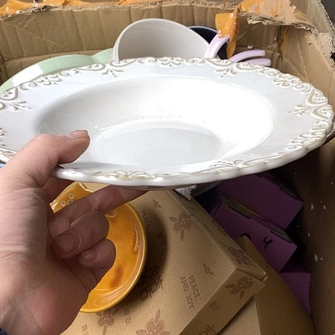 盘陶瓷制品满25拼单发货默认微瑕