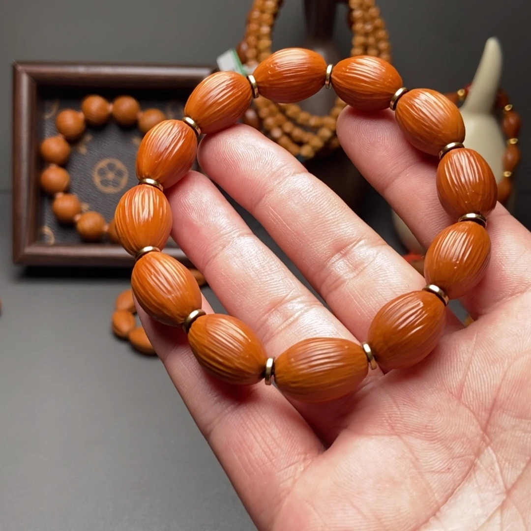 手串/手链橄榄核手工蜜饯 苏工 橄榄核手串