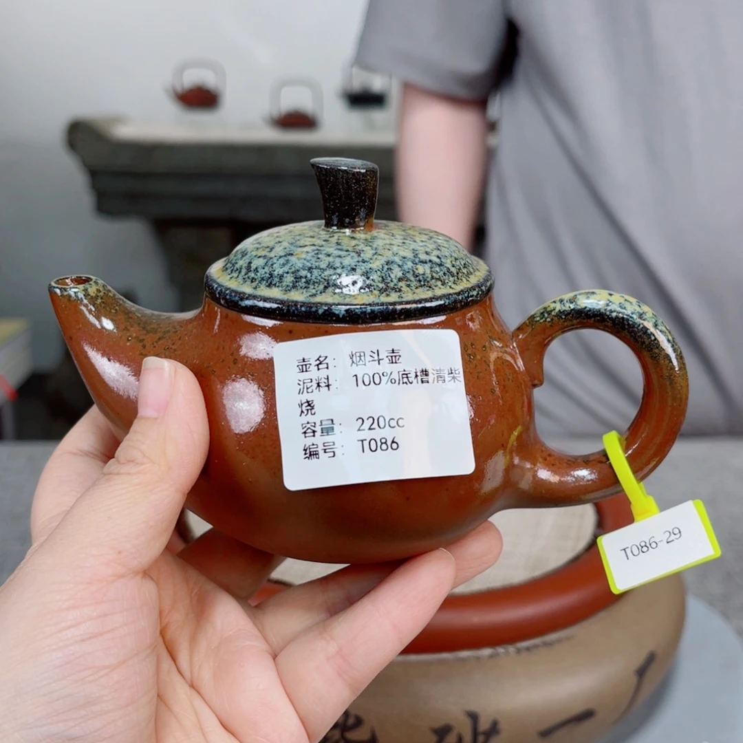 茶壶紫砂紫砂刻绘孤品