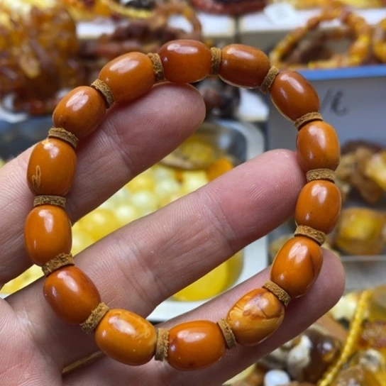 未镶嵌蜜蜡手串手串