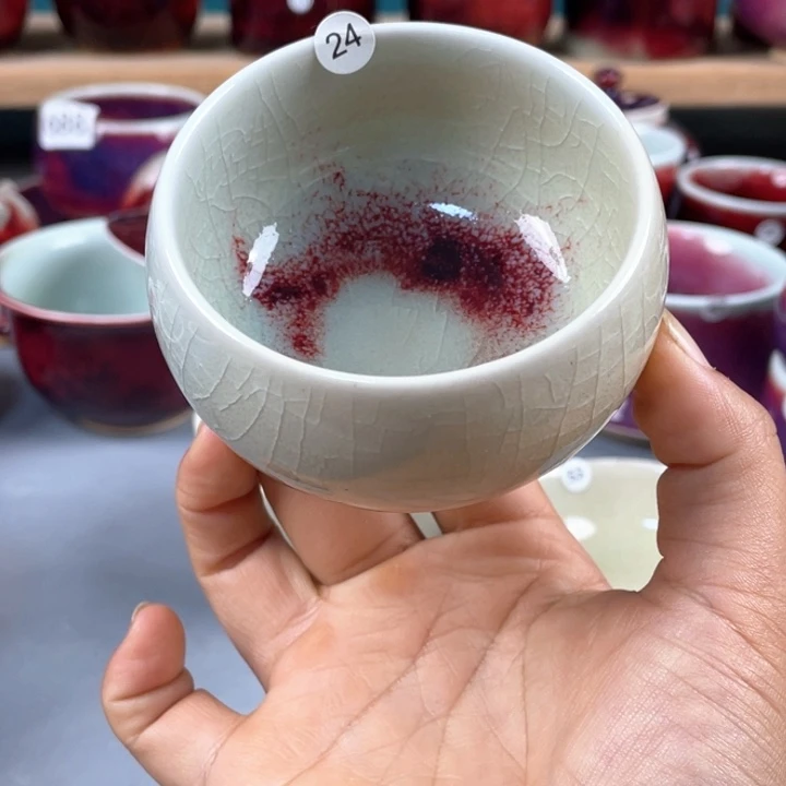 瓷片纯手工制作……微微瑕