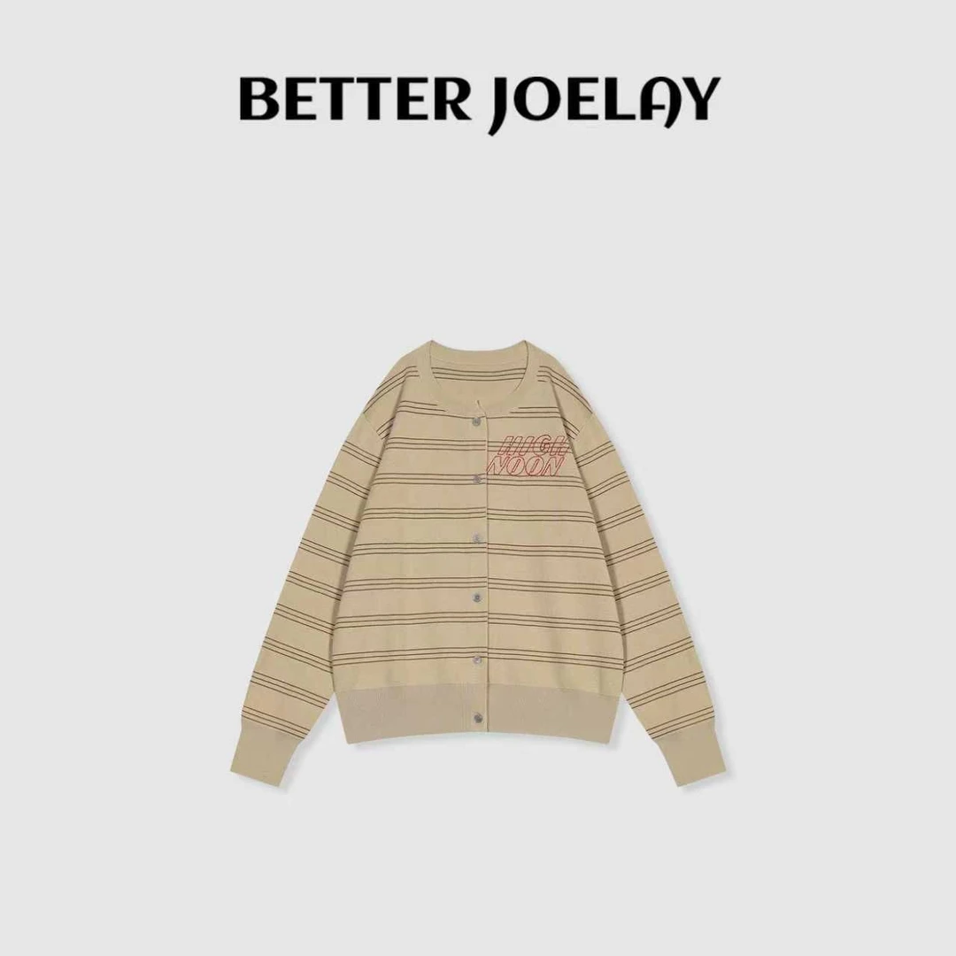 BETTER JOELAY-【绞花镖客】桑蚕丝羊毛时尚针织毛衣个性慵懒LL6178