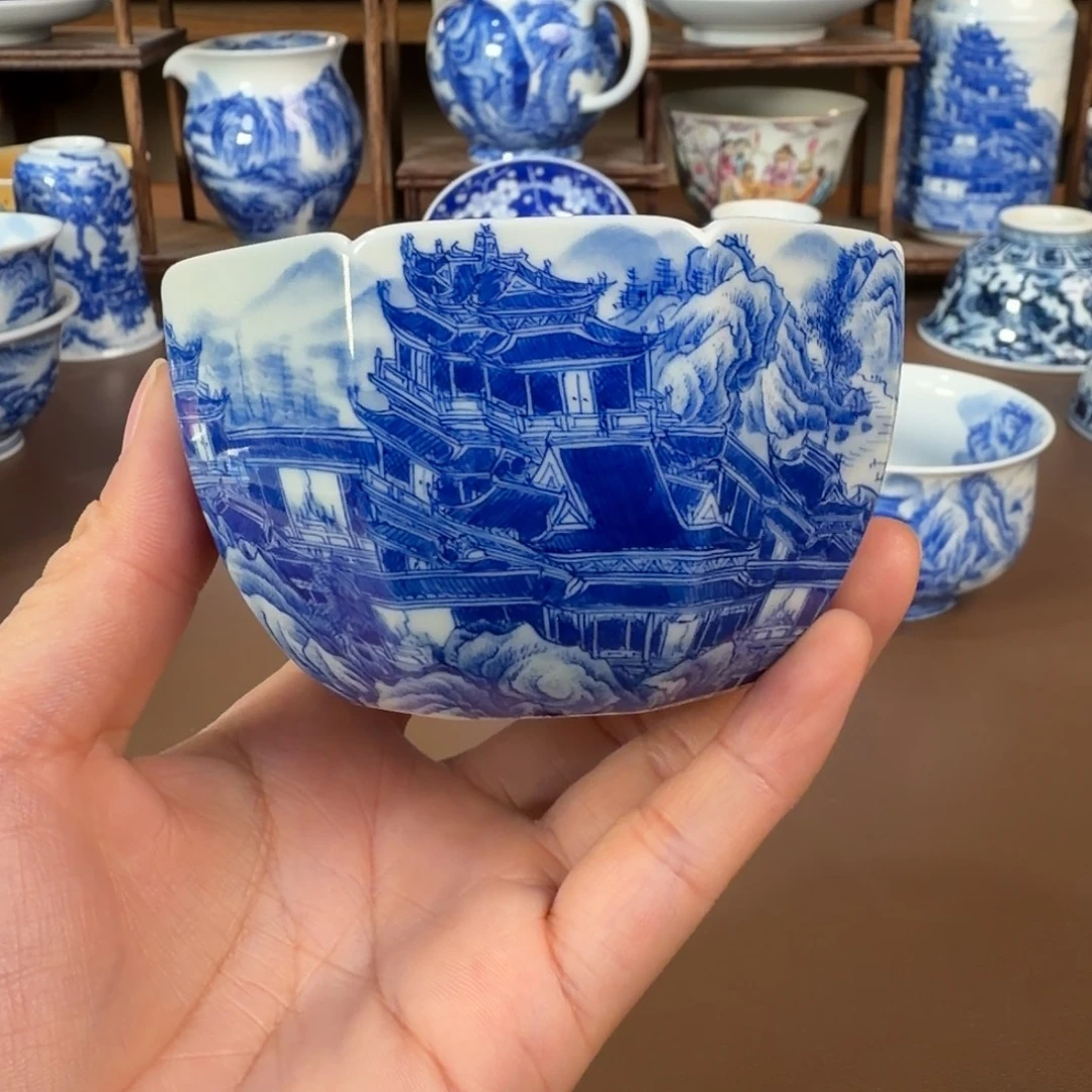 杯景德镇陶瓷手工手绘