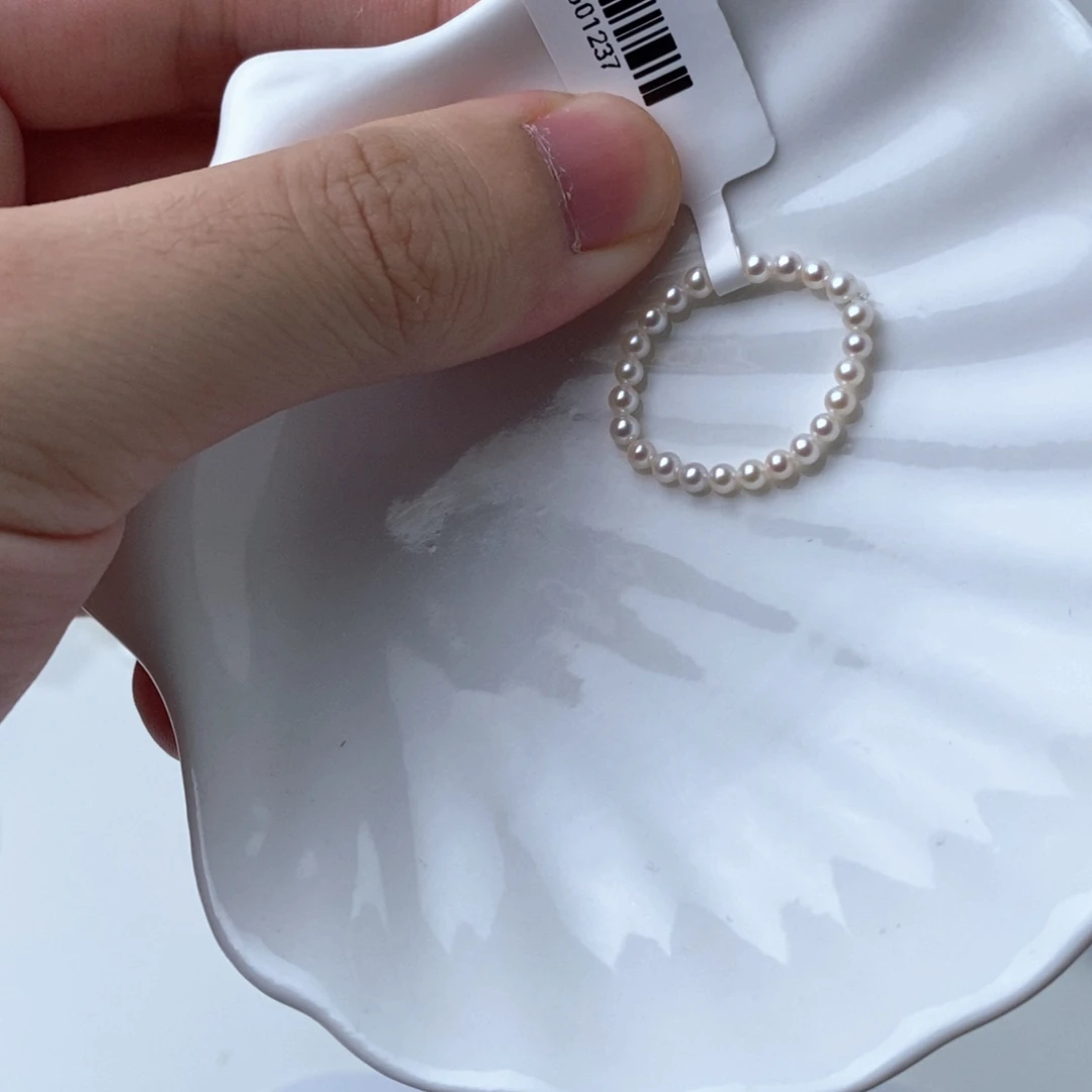 银S925镶嵌手链淡水珍珠501237