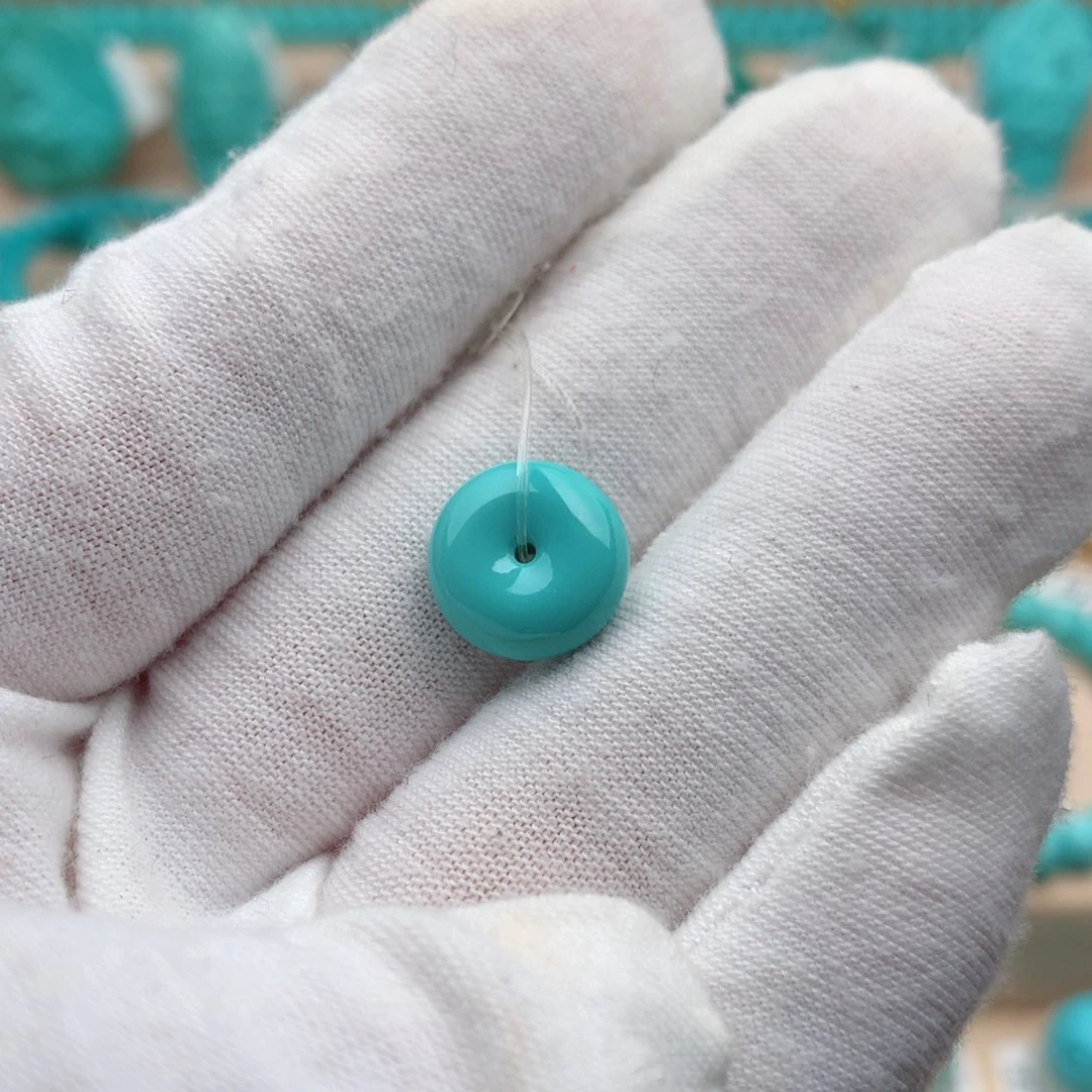 绿松石未镶嵌珠宝奇石11.7mm