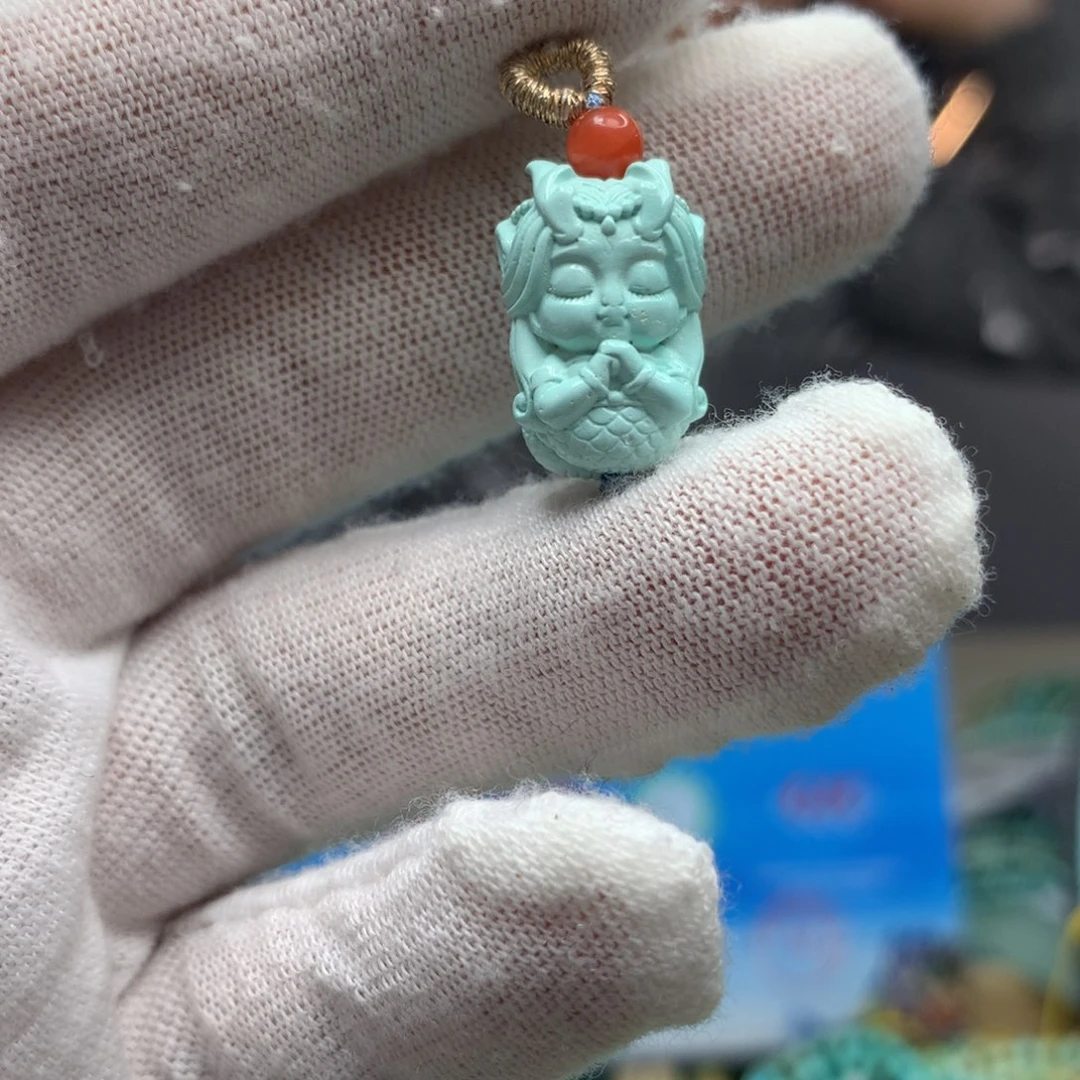 绿松石挂件未镶嵌