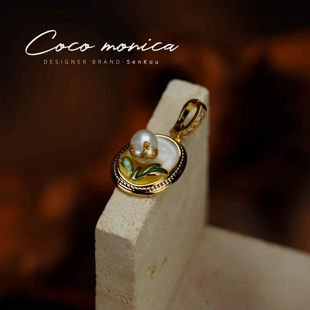 【小霞珠宝】珍珠项链珠链百搭精致甜美优雅镶嵌 WE657