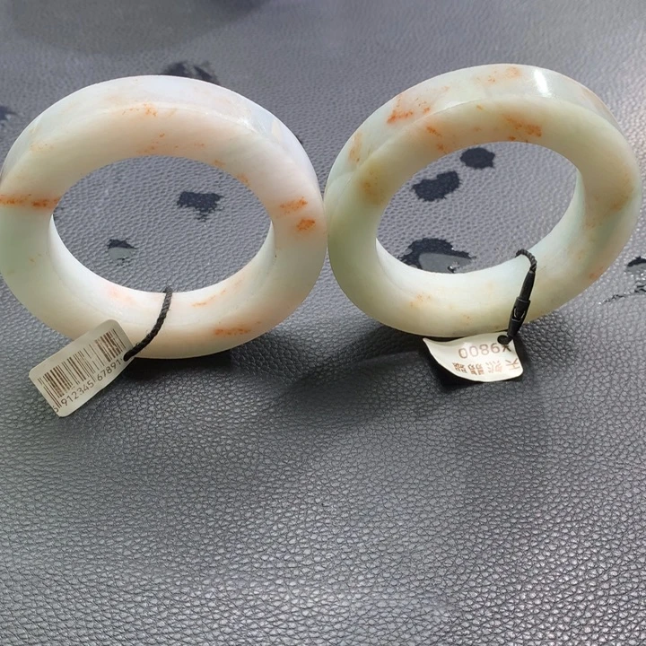 定制翡翠洒金锦鲤未镶嵌