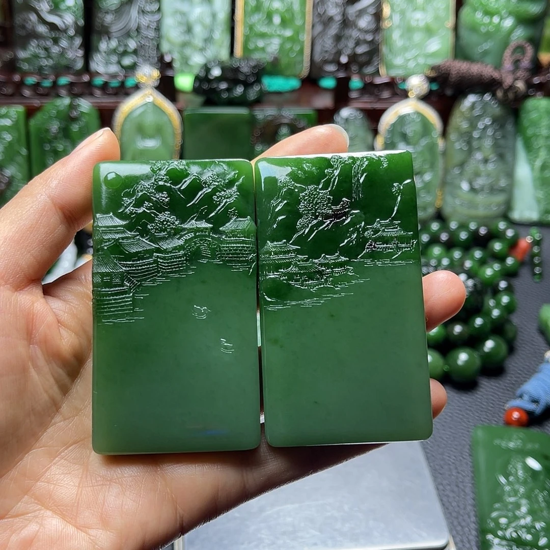 东***荡和田玉未镶嵌颈饰