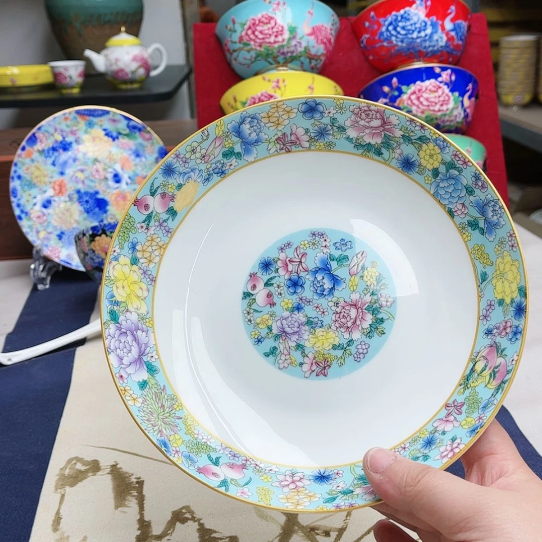 【闪购商品】珐琅8英寸1深。。。。