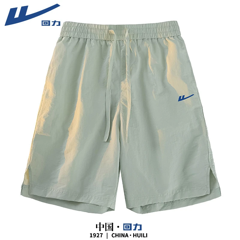 回力美式工装短裤男生夏季新款宽松休闲中裤运动速干五分裤子夏天