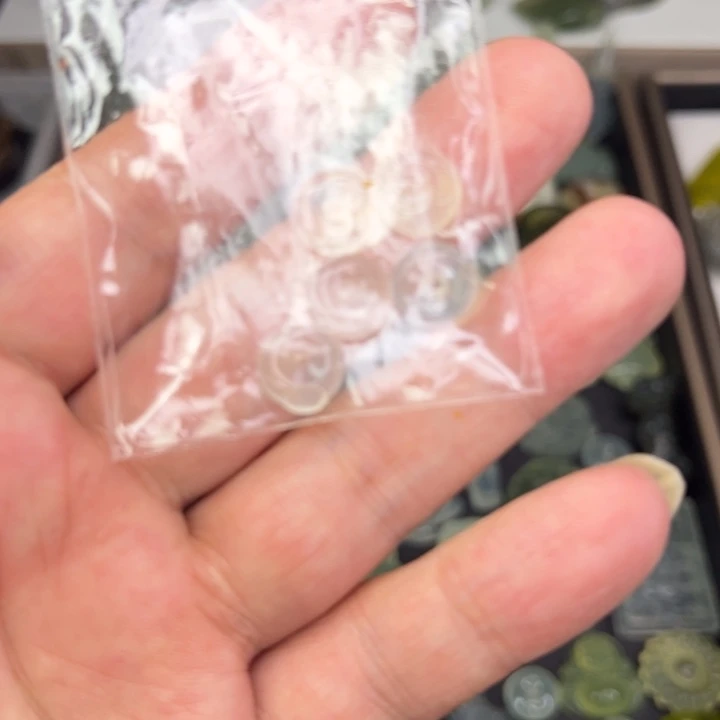 喵***子岫玉未镶嵌套链岫岩玉高冰