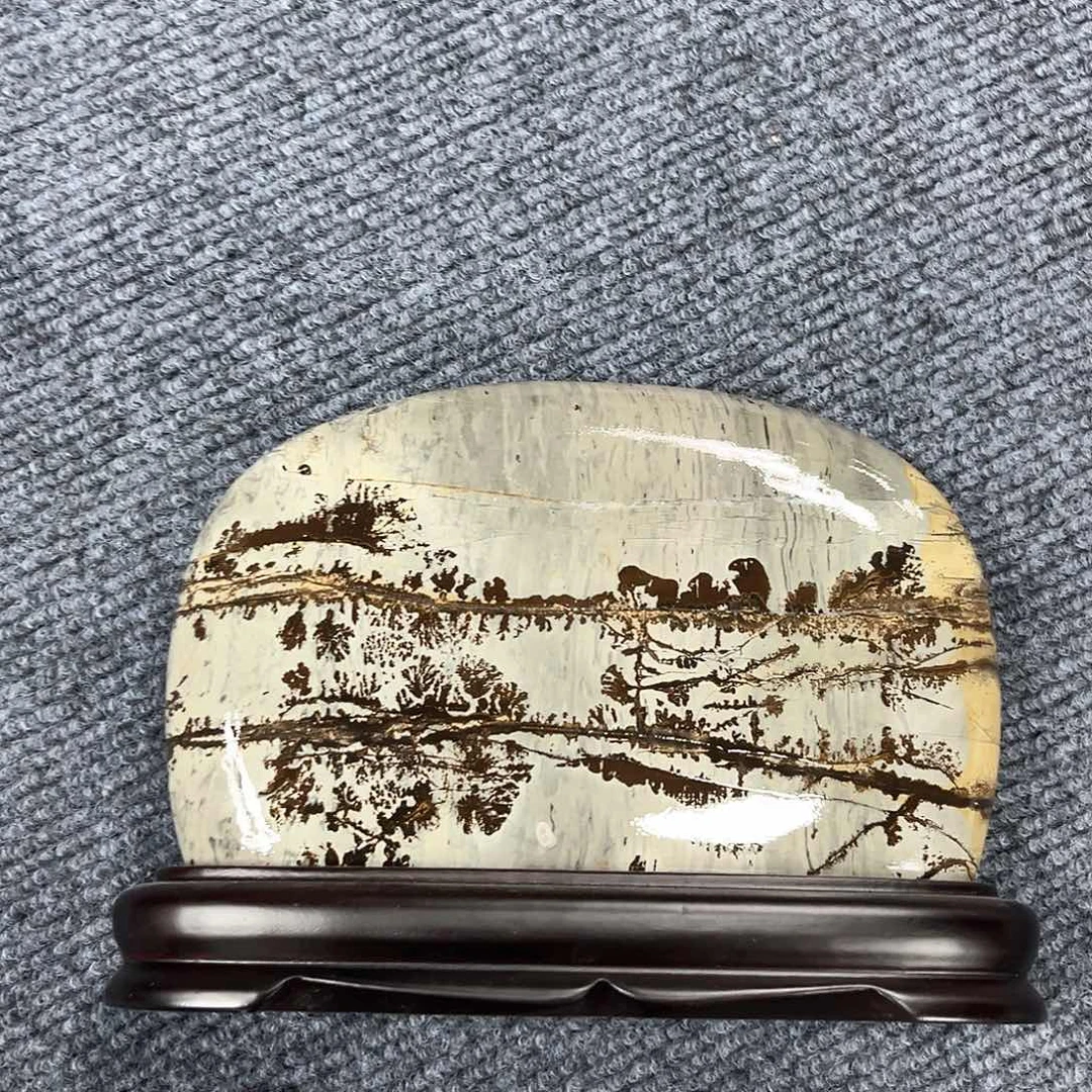 石材广西天然国画石