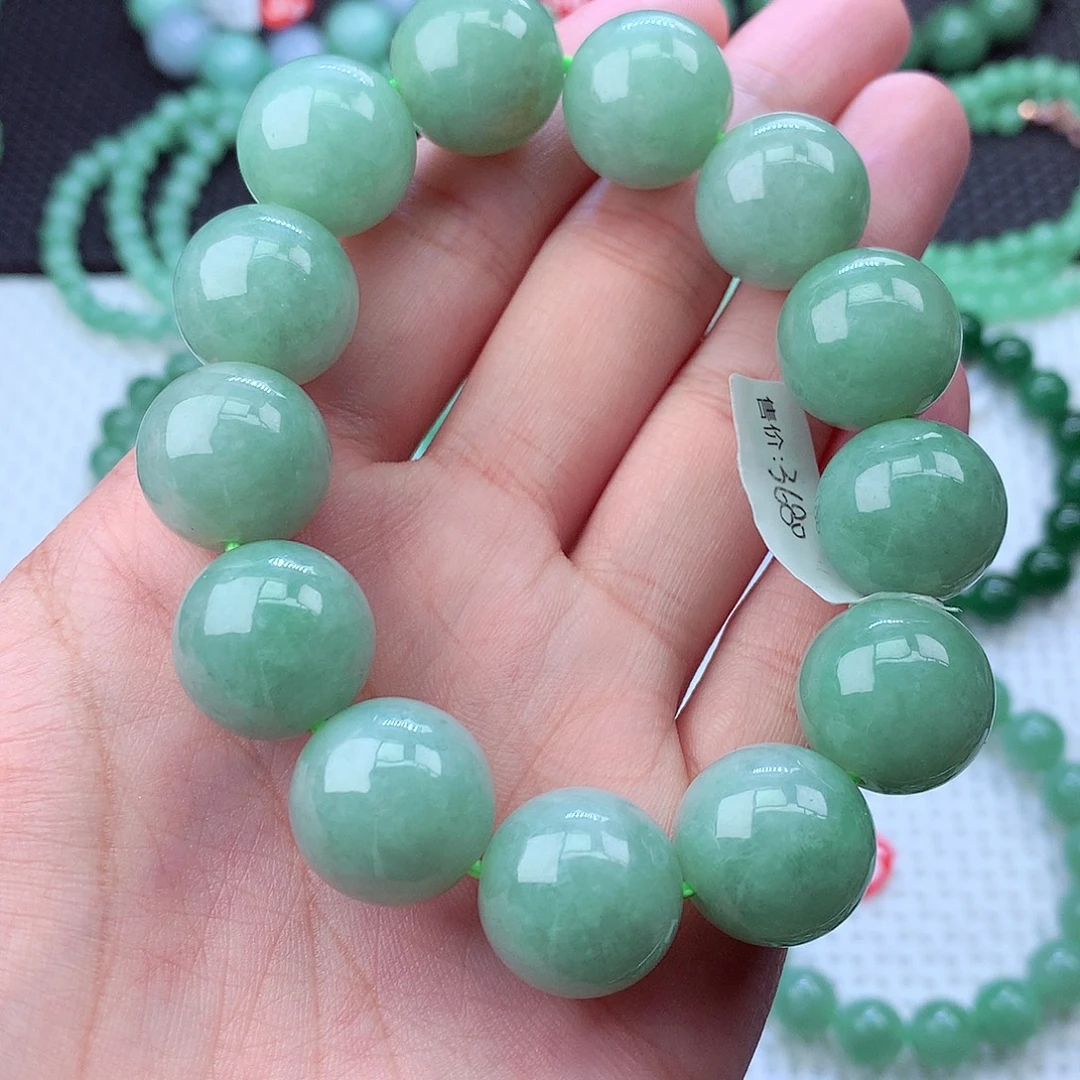 翡翠未镶嵌毛衣链卡16.8