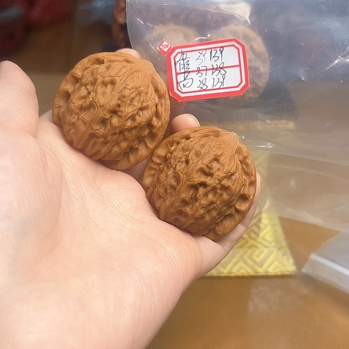 把件文玩核桃非嫁接将军帽