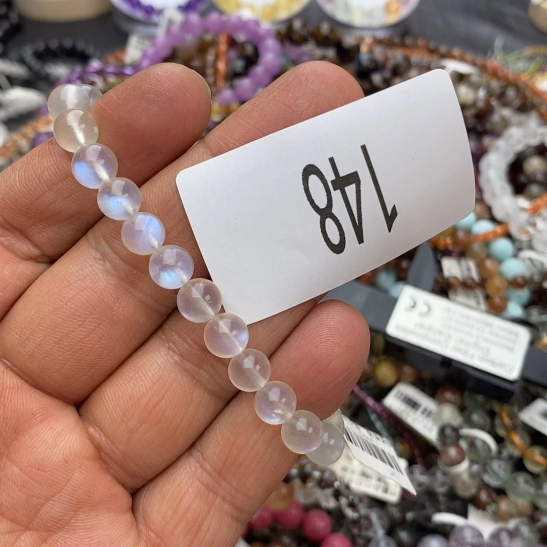 月光石手链未镶嵌手链