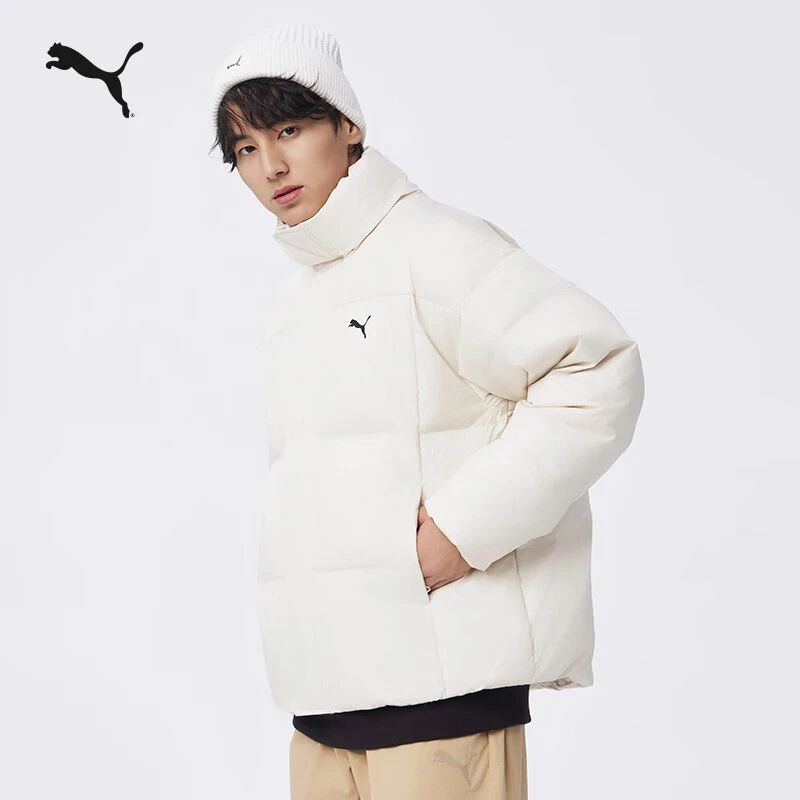 PUMA彪马2024秋冬情侣休闲轻盈加厚隔冷保温立领羽绒服外套631636