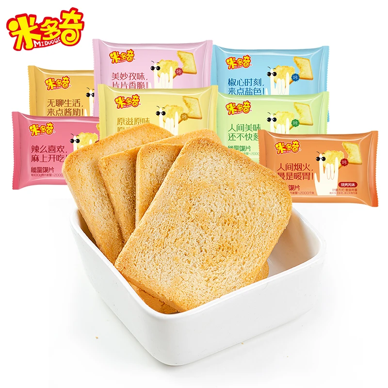 米多奇米多奇能量馍片烤馍干馒头片整箱零食小吃休闲食品早餐酥脆