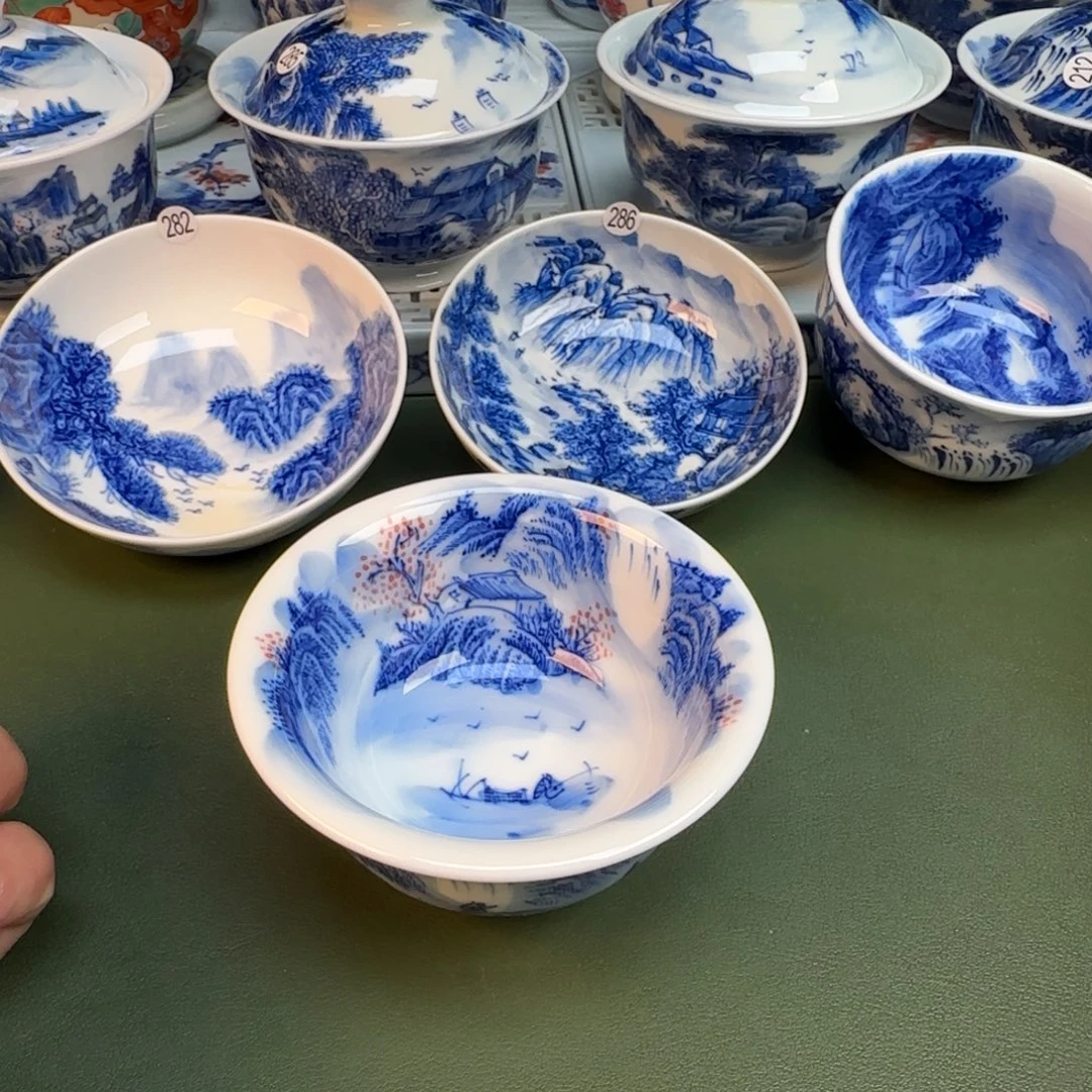 陶纯手工纯手绘茶具230