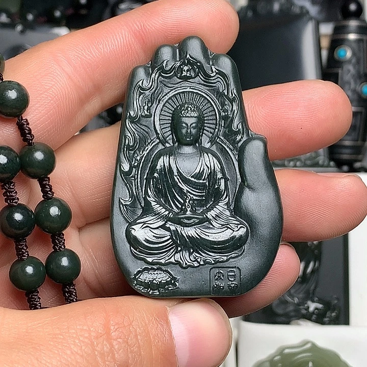 和田玉（青玉）未镶嵌颈饰