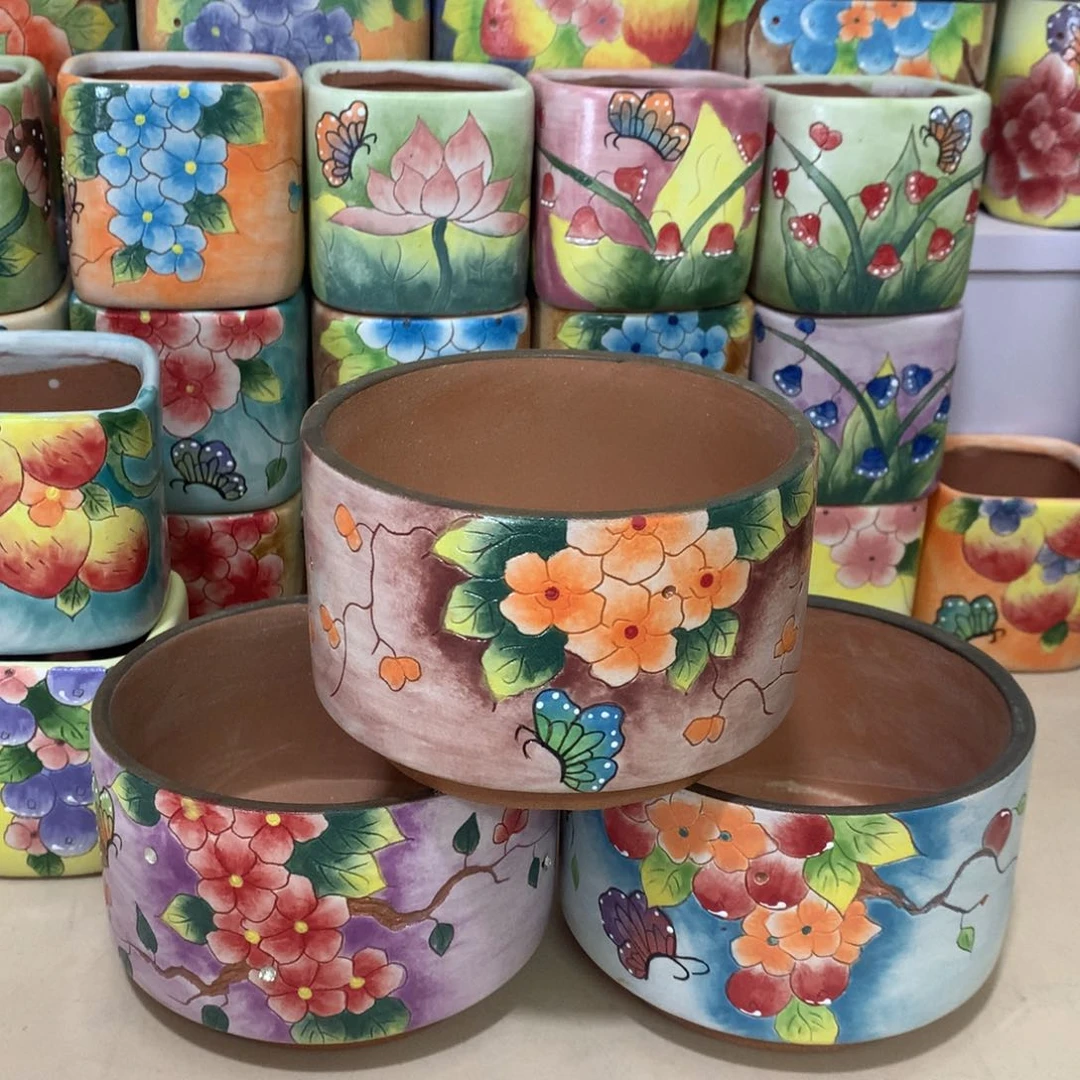 正品福利红陶花盆
