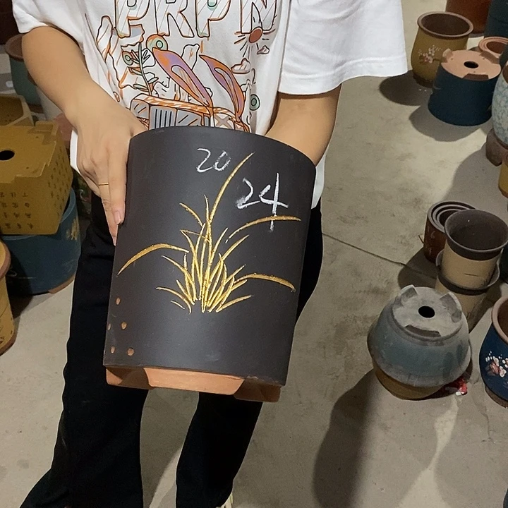 紫砂花盆紫砂花盆