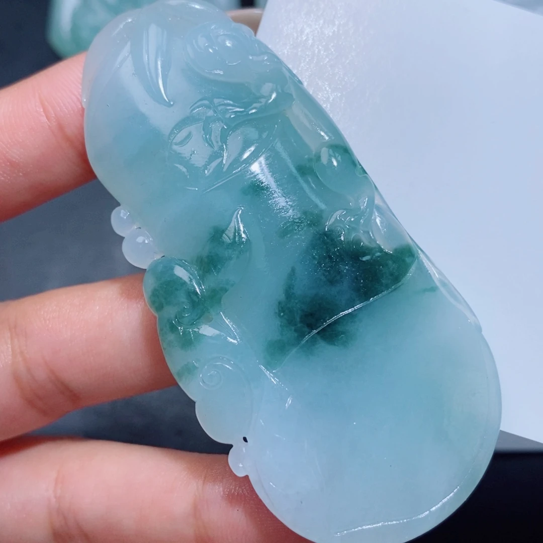 定制翡翠未镶嵌定制毛货翡翠挂件