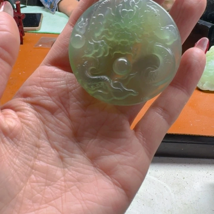 蛇纹石玉吊坠(不含链)未镶嵌17